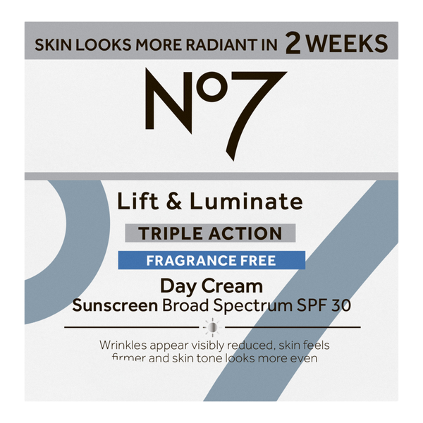 No7 Lift & Luminate Triple Action Fragrance Free Day Cream SPF 30 #6