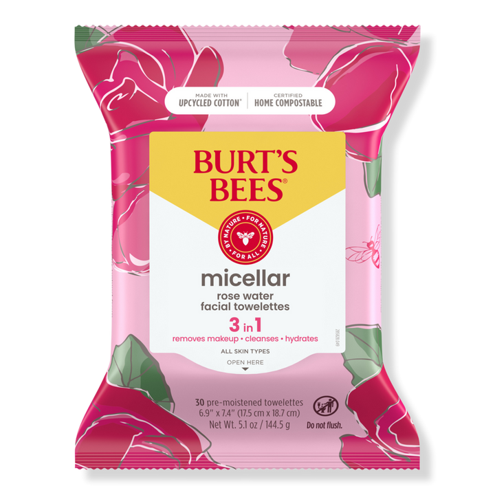 Burt's Bees 3 in 1 Micellar Facial Cleanser Towelettes #1