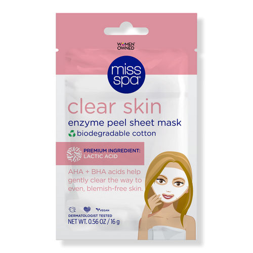 Clear Skin Enzyme Peel Sheet Mask Miss Spa Ulta Beauty