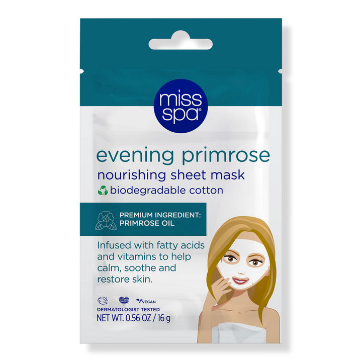 Miss Spa Evening Primrose Nourishing Sheet Mask #1