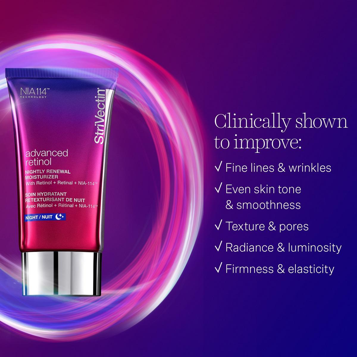 StriVectin Advanced Retinol Nightly Renewal Moisturizer with Retinol + hotsell Retinal