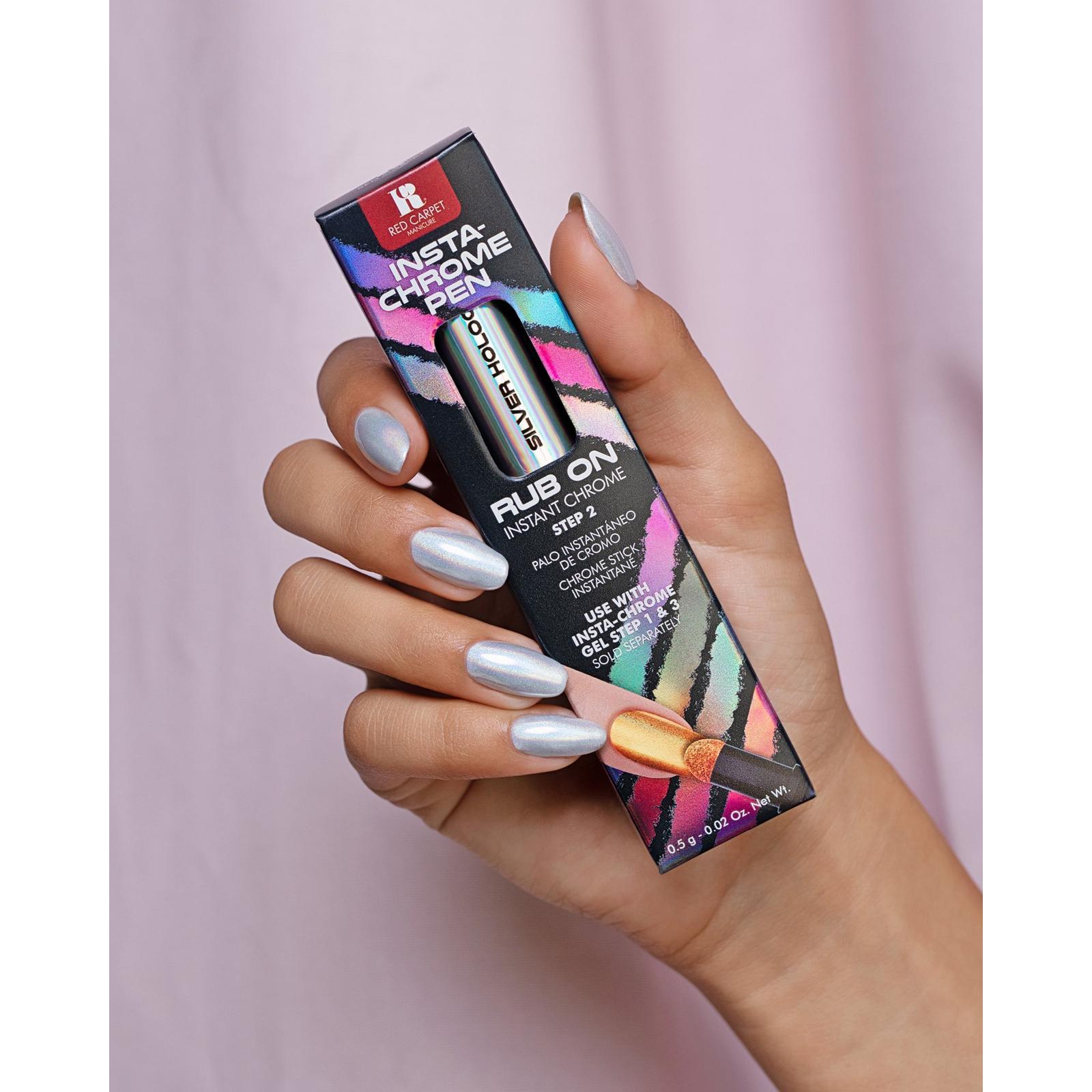 Insta-Chrome Nail Art Pen For Gel Polish