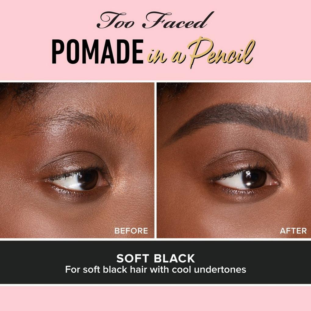 Pomade in a Pencil Brow Shaper & Filler - Too Faced