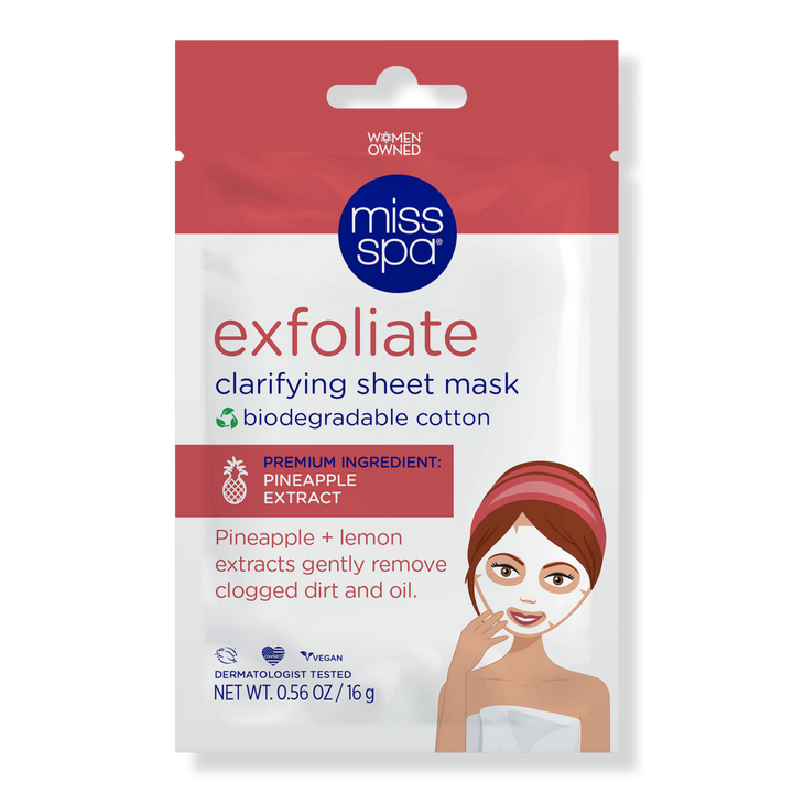 Miss Spa Exfoliate Clarifying Sheet Mask #1