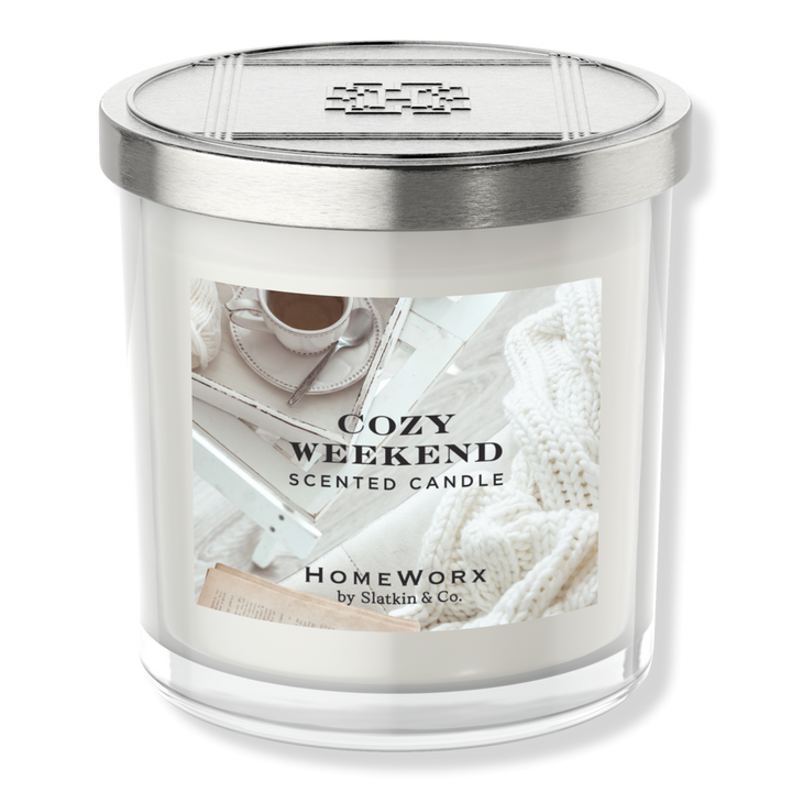 HomeWorx Cozy Weekend 3-Wick Scented Candle #1