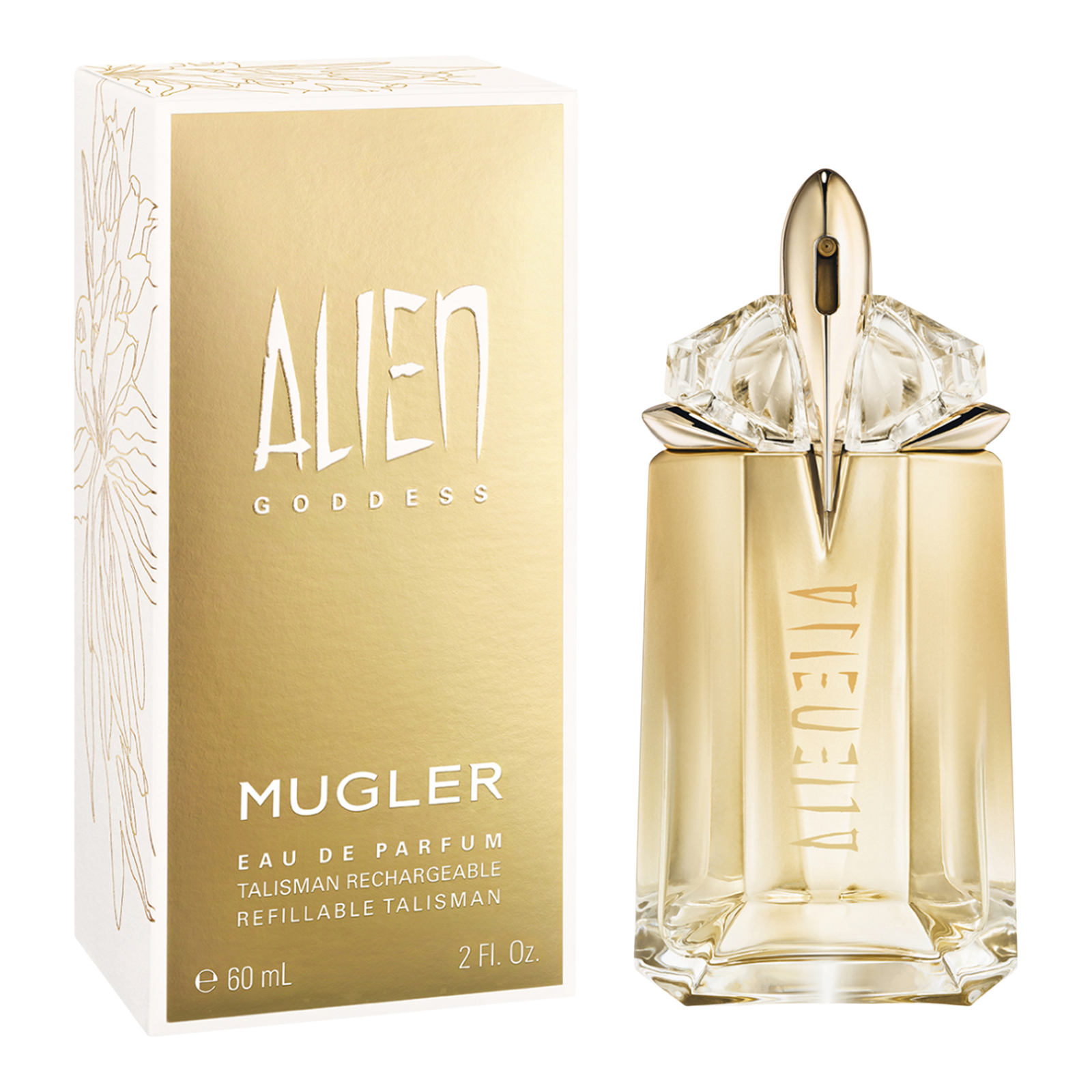 Alien Goddess Eau De Parfum Spray Refillable By Thierry Mugler - 2 oz Alien Goddess Eau De Parfum Spray Refillable By Thierry Mugler - 2 oz
