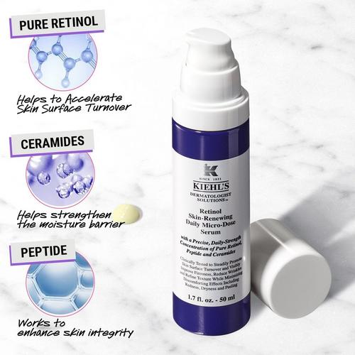美容液 Kiehl's Retinol Skin-Renewing Serum 30ml Kiehl's Since 1851 - 1.0 oz Micro-Dose Anti-Aging Retinol Serum
