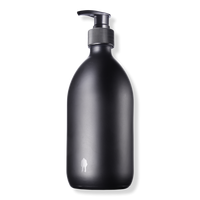 Reusable Matte Black Glass Hand Wash Bottle