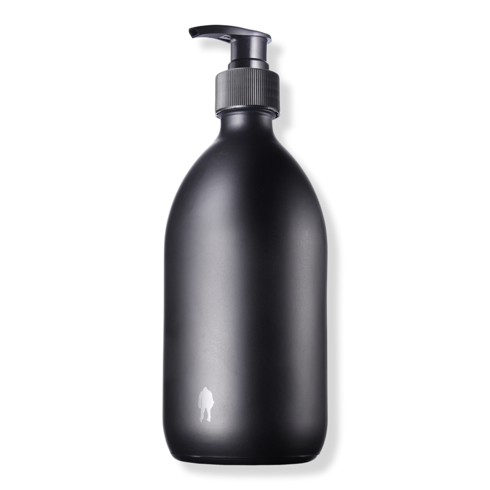 Beast Reusable Matte Black Glass Hand Wash Bottle