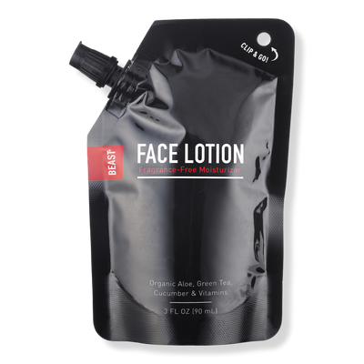 Beast Travel Size Face Lotion Pouch