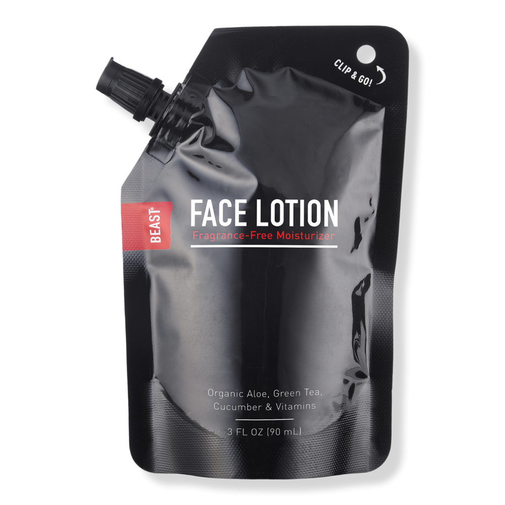 Beast Travel Size Face Lotion Pouch