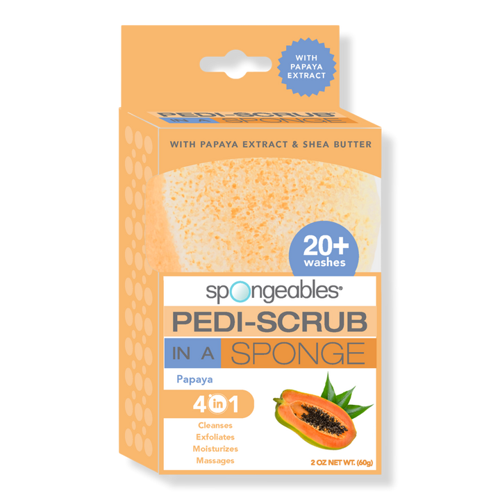 PediScrub In A Sponge Foot Buffer 20+ Spongeables Ulta Beauty