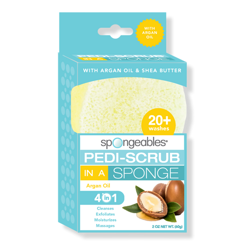 Spongeables Pedi-Scrub Foot Buffer Citron-Eucalyptus Aromatherapy - Shop  Foot Care at H-E-B