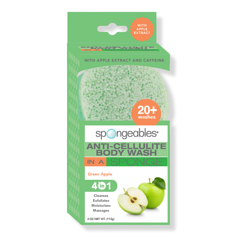 Spongeables - Apple Anti-Cellulite Body Wash In A Sponge | Ulta Beauty