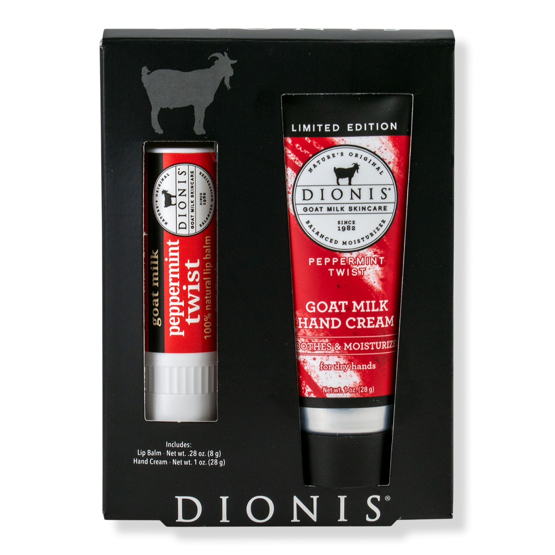 Peppermint Goat Milk Hand Cream & Lip Balm Set Dionis Ulta Beauty