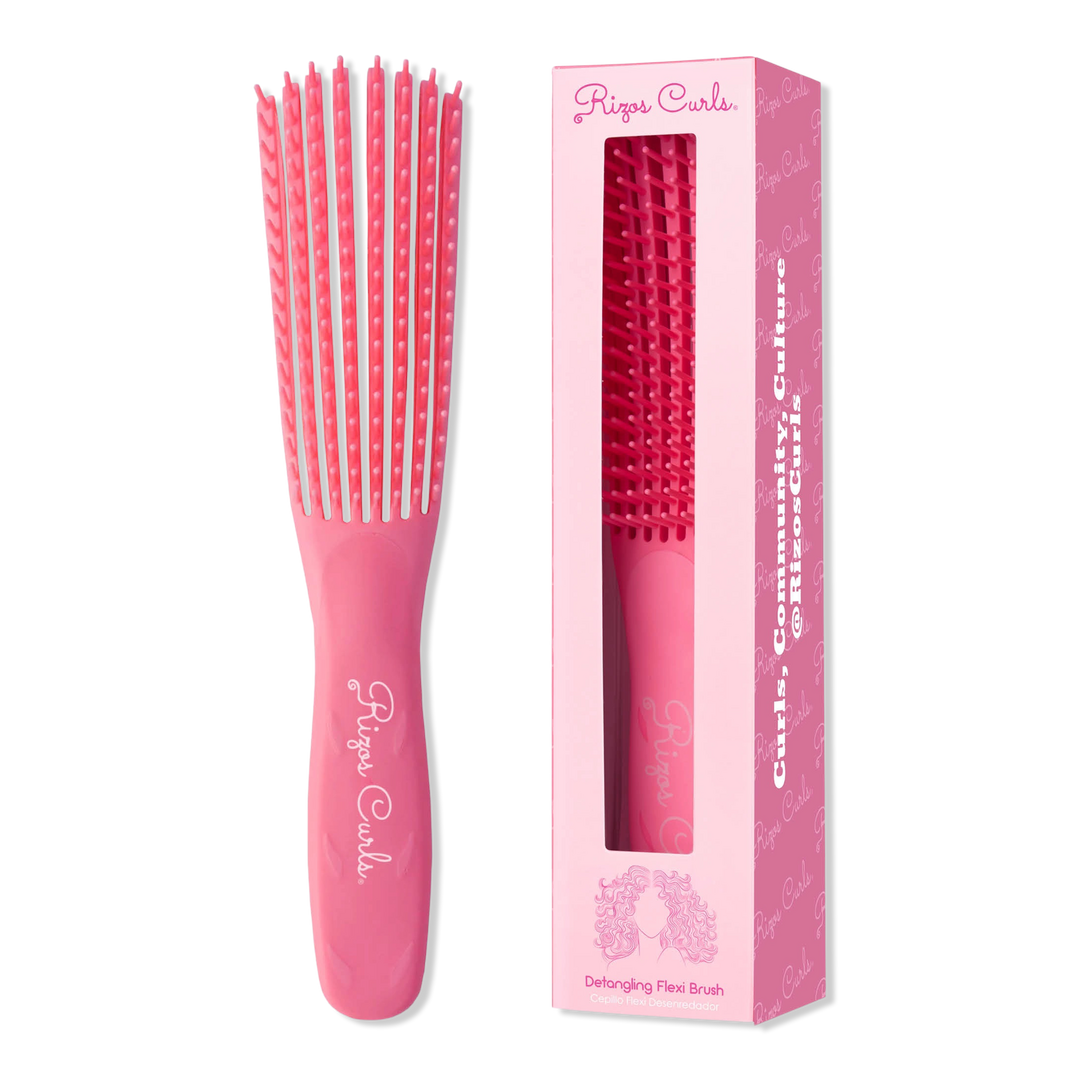 Rizos Curls Pink Detangling Flexi Brush #1