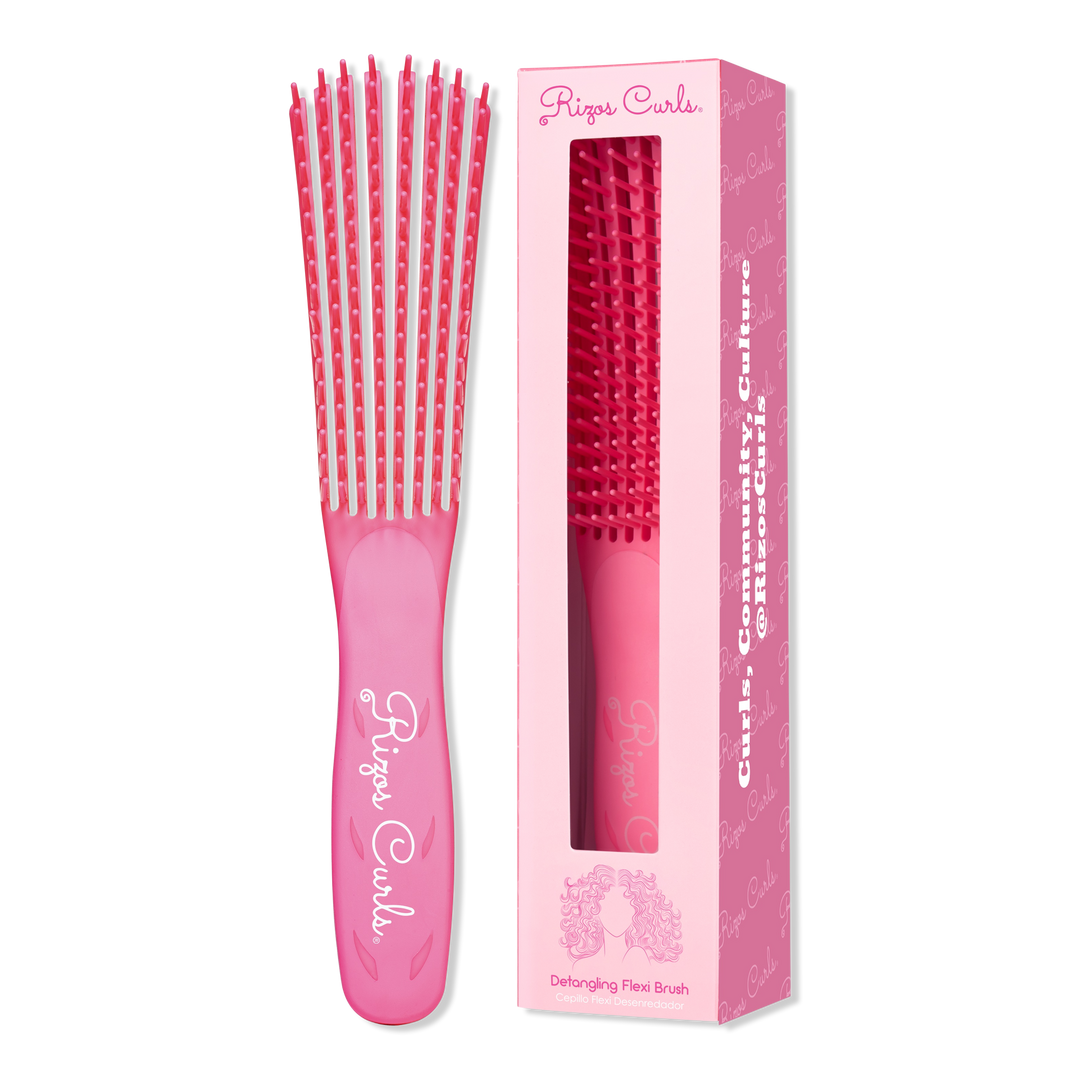 Rizos Curls Pink Detangling Flexi Brush #1