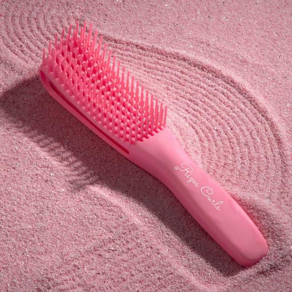 Rizos Curls Pink Detangling Flexi Brush #3