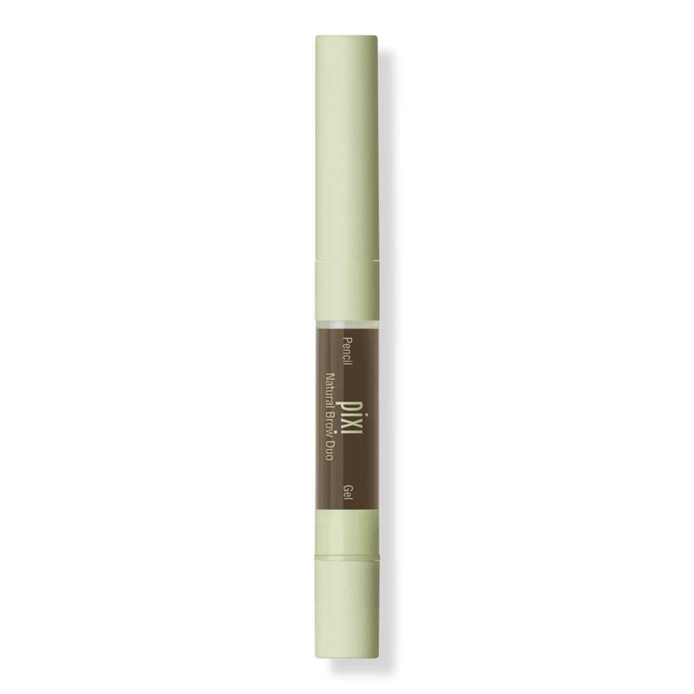 Pixi Natural Brow Duo 2-in-1 Eyebrow Pencil & Gel - Natural Brown In Brown