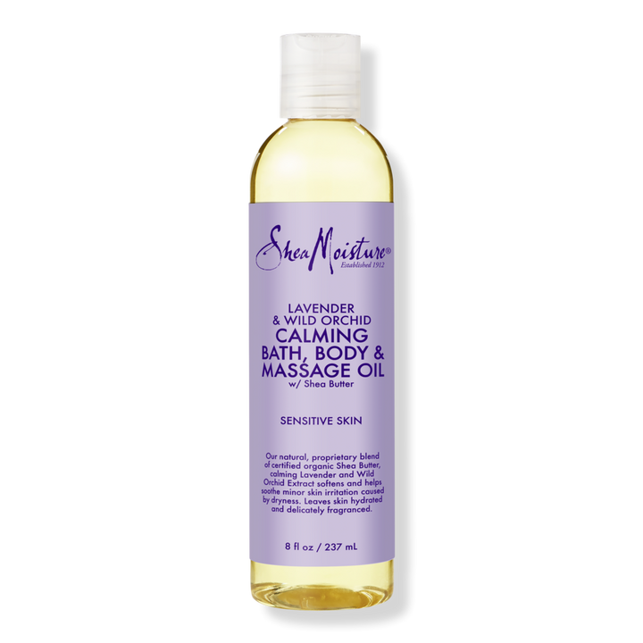 SheaMoisture Lavender & Wild Orchid Calming Bath, Body & Massage Oil #1