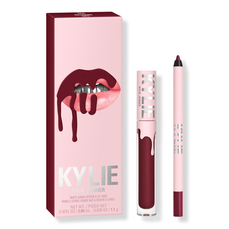 Kylie cosmeticsメイクアップセット ピンク KYLIE COSMETICS - 504 Hollyberry Matte Lip Kit | Ulta Beauty