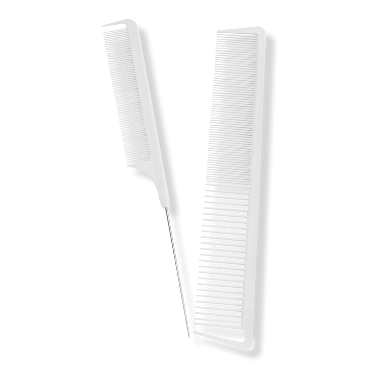 Hot Tools Pro Artist White Gold Anti-Static Carbon Combs Set #1