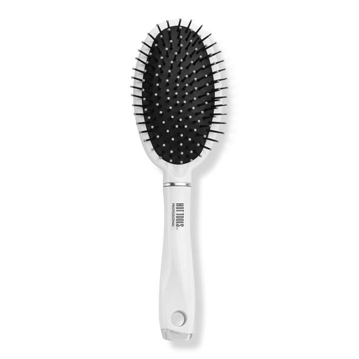 Hot Tools Pro Artist White Gold Hair Refresh Charcoal Infused Cushion Hair Brush #1