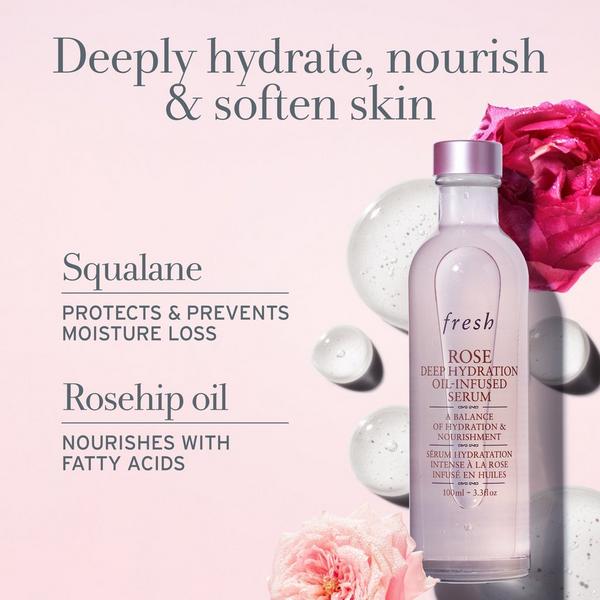 fresh Rose & Squalane Deep Hydration Oil-Infused Serum #4