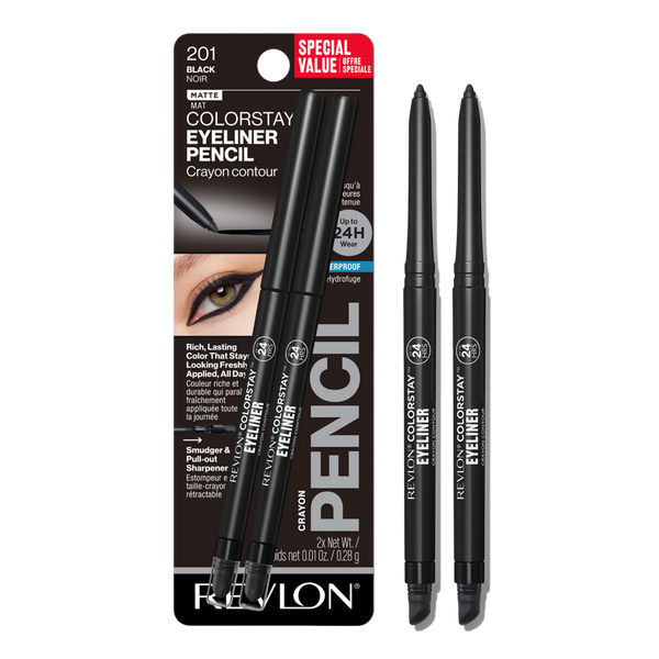 Revlon ColorStay Eyeliner Pencil 2 Pack #4