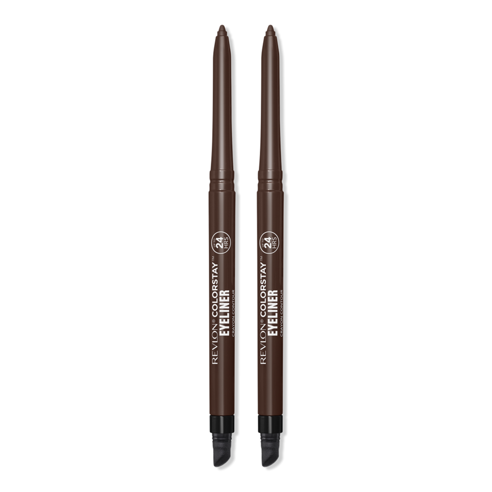 Revlon Colorstay Eyeliner Pencil 2 Pack - Black Brown In Multi