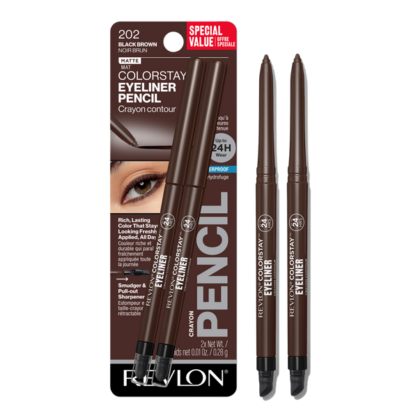 Revlon ColorStay Eyeliner Pencil 2 Pack #4