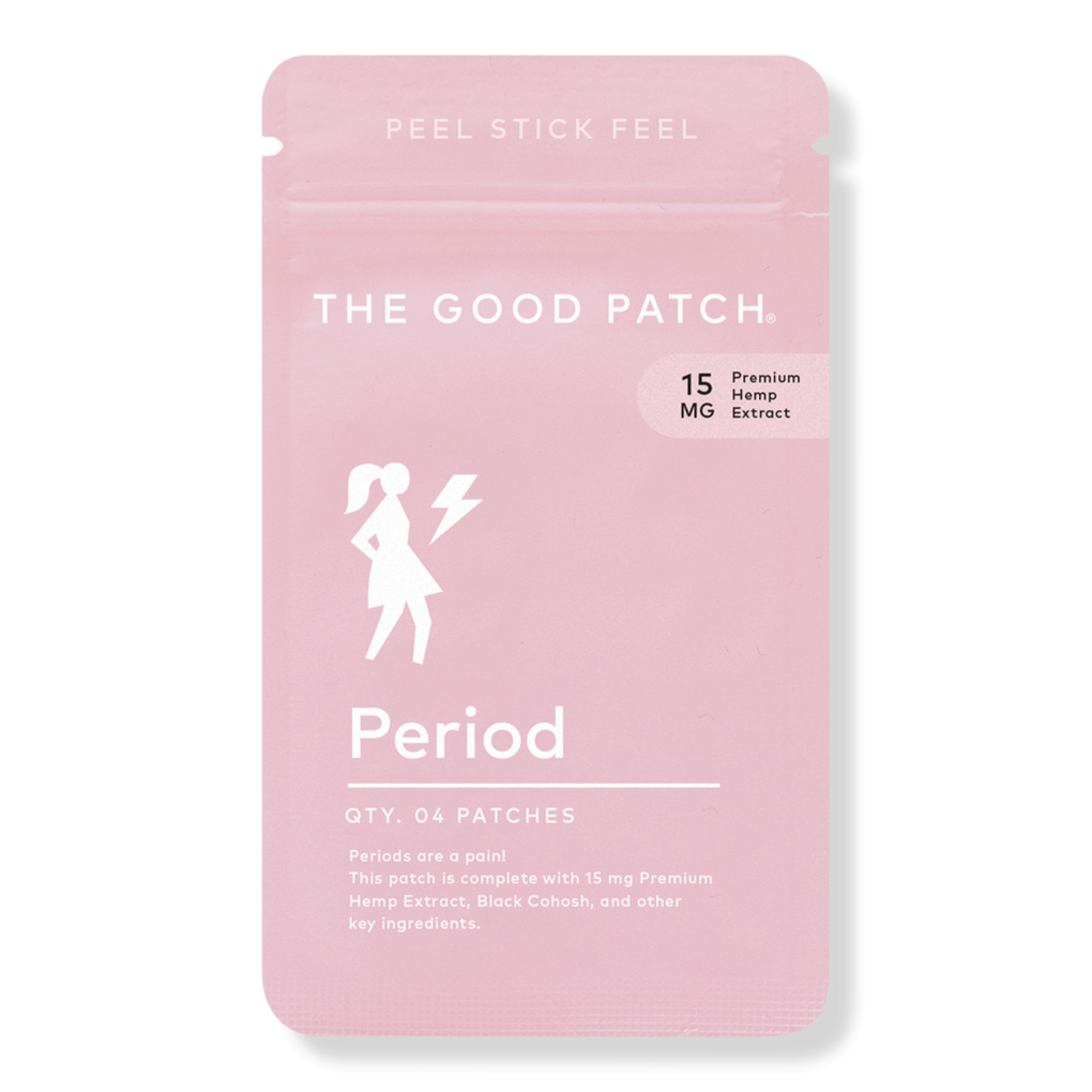  The Good Patch Cycle Patch for Menstrual and Period Support -  Topical Plant Powered Pain Relief with Menthol and Black Cohosh - Large  Sized (8 Total Patches) : Health & Household
