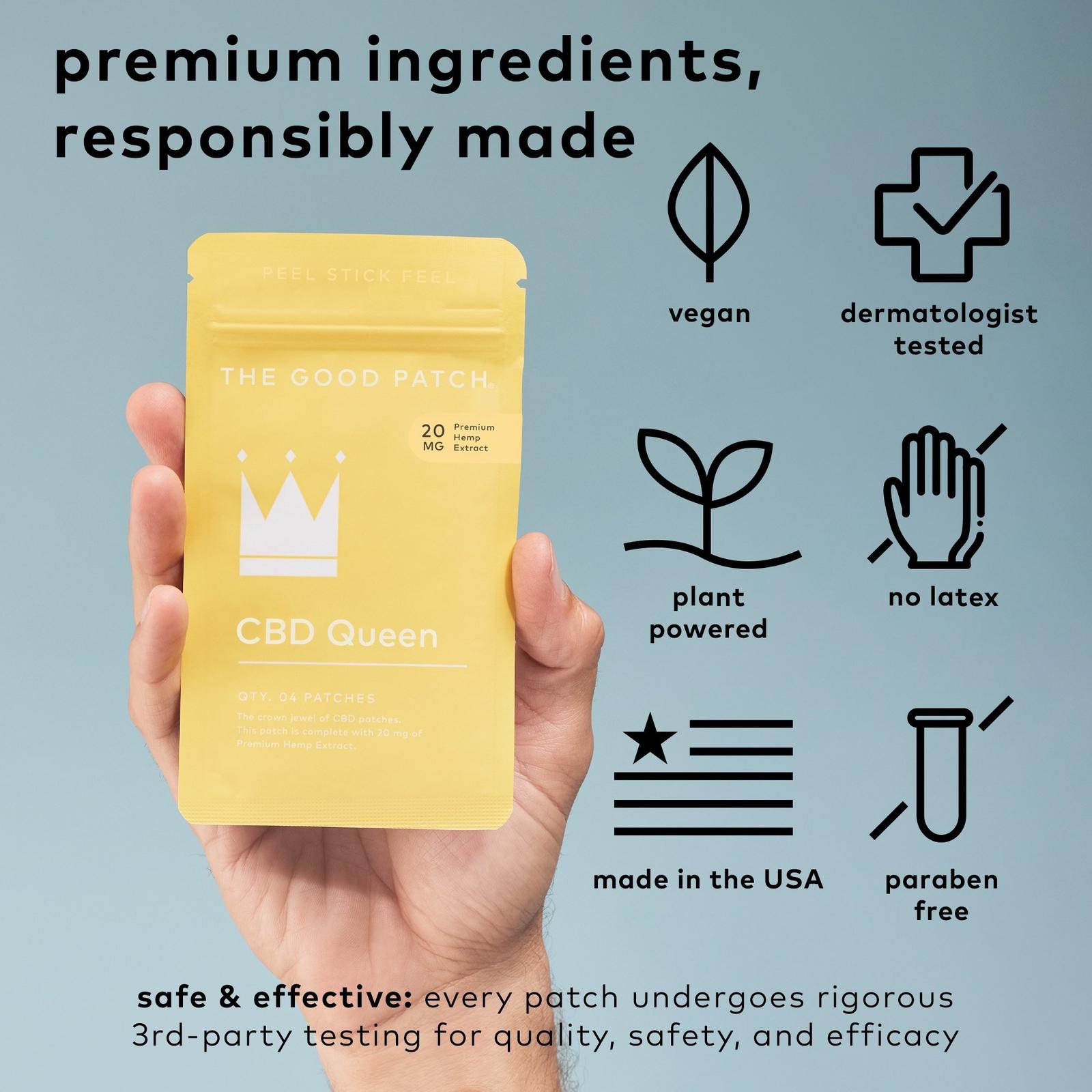 CBD Queen Hemp-Infused Wellness Patch