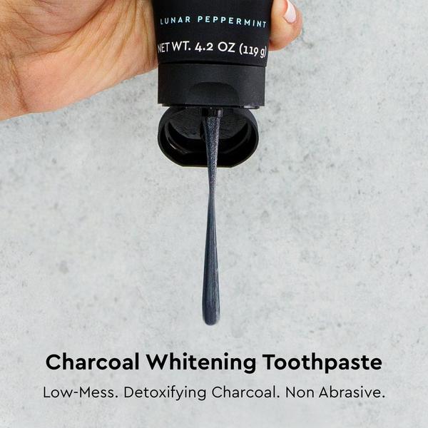 Moon Charcoal Whitening Stain Removal Toothpaste with Fluoride #2