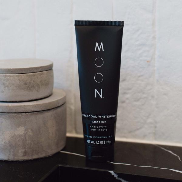 Moon Charcoal Whitening Stain Removal Toothpaste with Fluoride #5