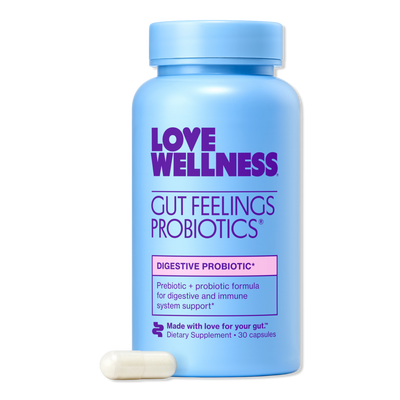 Love Wellness Gut Feelings Probiotics: Digestive Probiotic