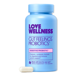 Love Wellness Gut Feelings Probiotics: Digestive Probiotic