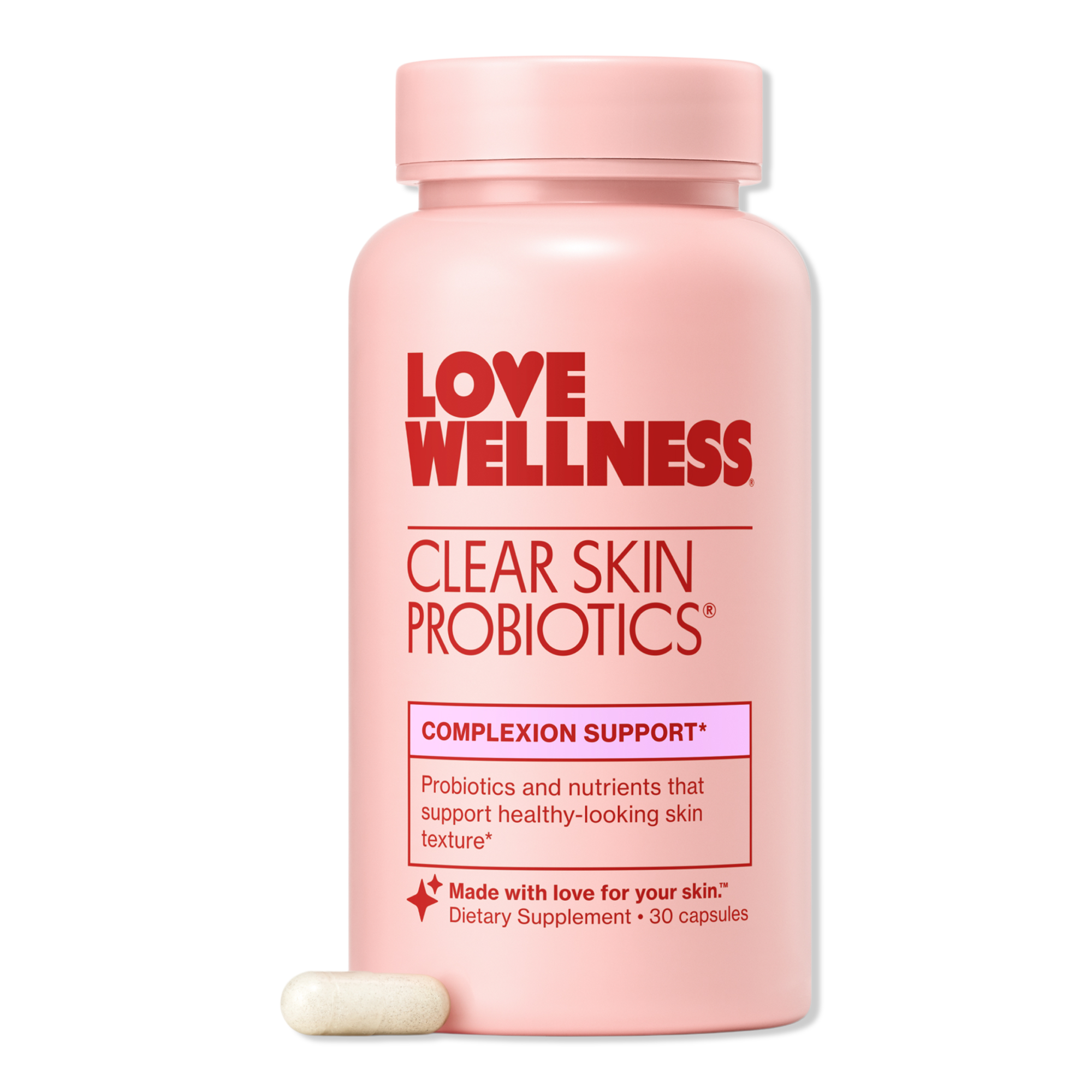 Love Wellness Clear Skin Probiotics: Complexion Support #1