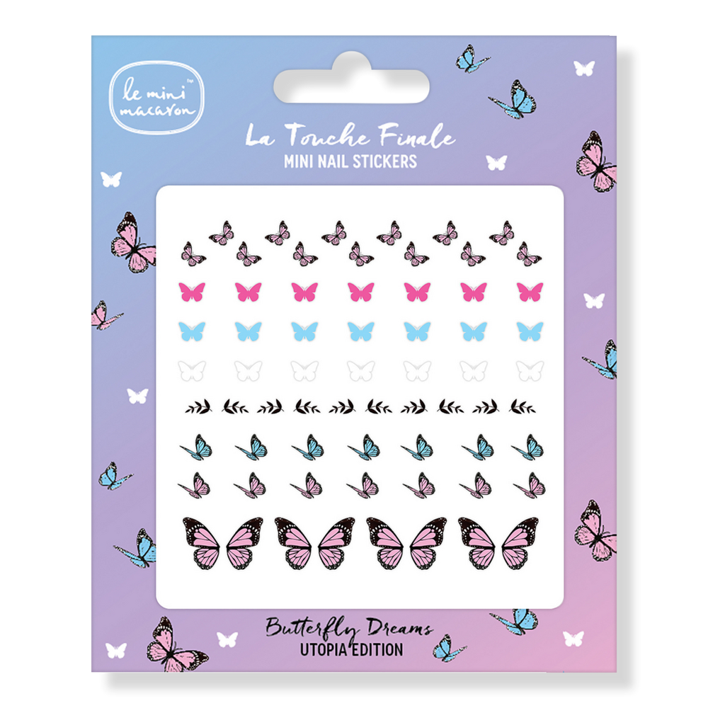 Le Mini Macaron Mini Nail Stickers - Butterfly Dreams Utopia Edition