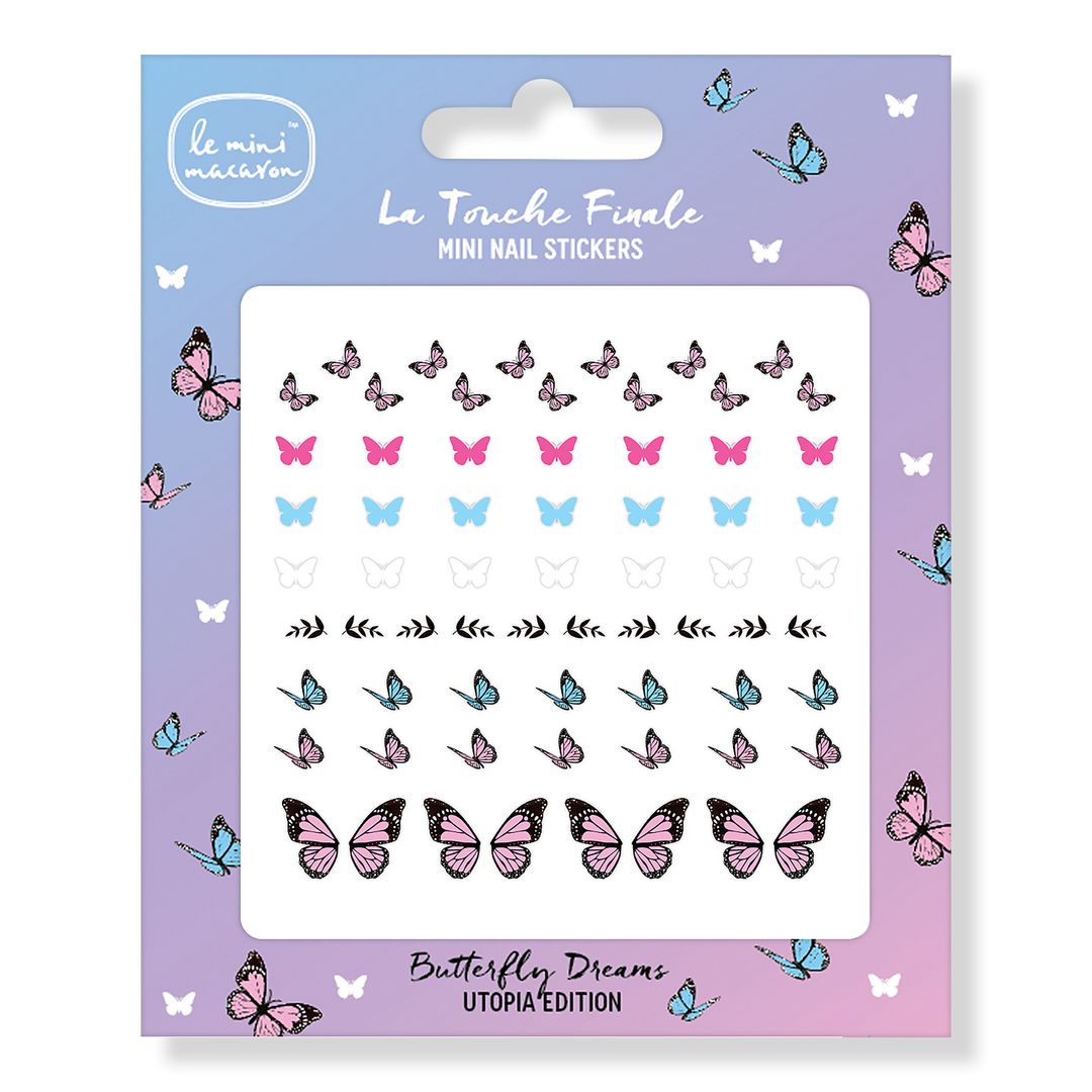 Le Mini Macaron Mini Nail Stickers - Butterfly Dreams Utopia Edition #1