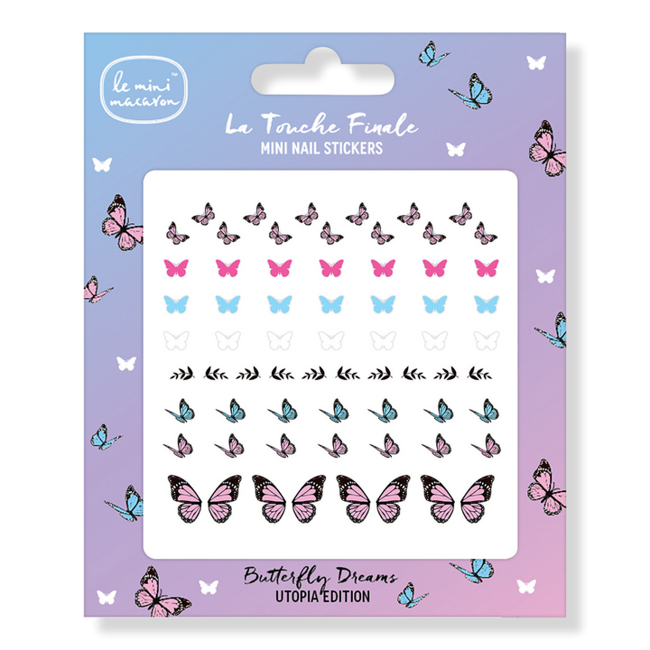 Le Mini Macaron Mini Nail Stickers - Butterfly Dreams Utopia Edition #1