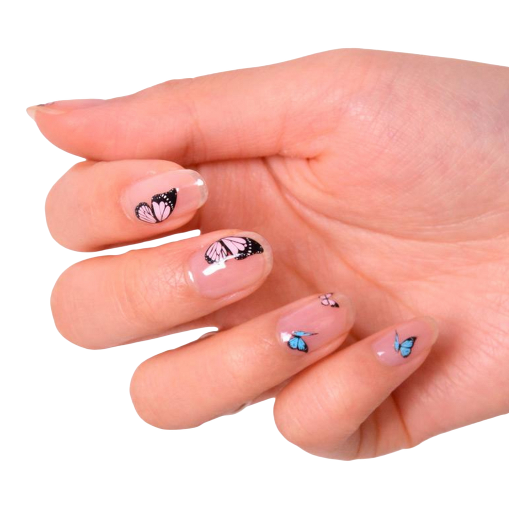 Le Mini Macaron Butterfly Dreams Mini Nail Stickers