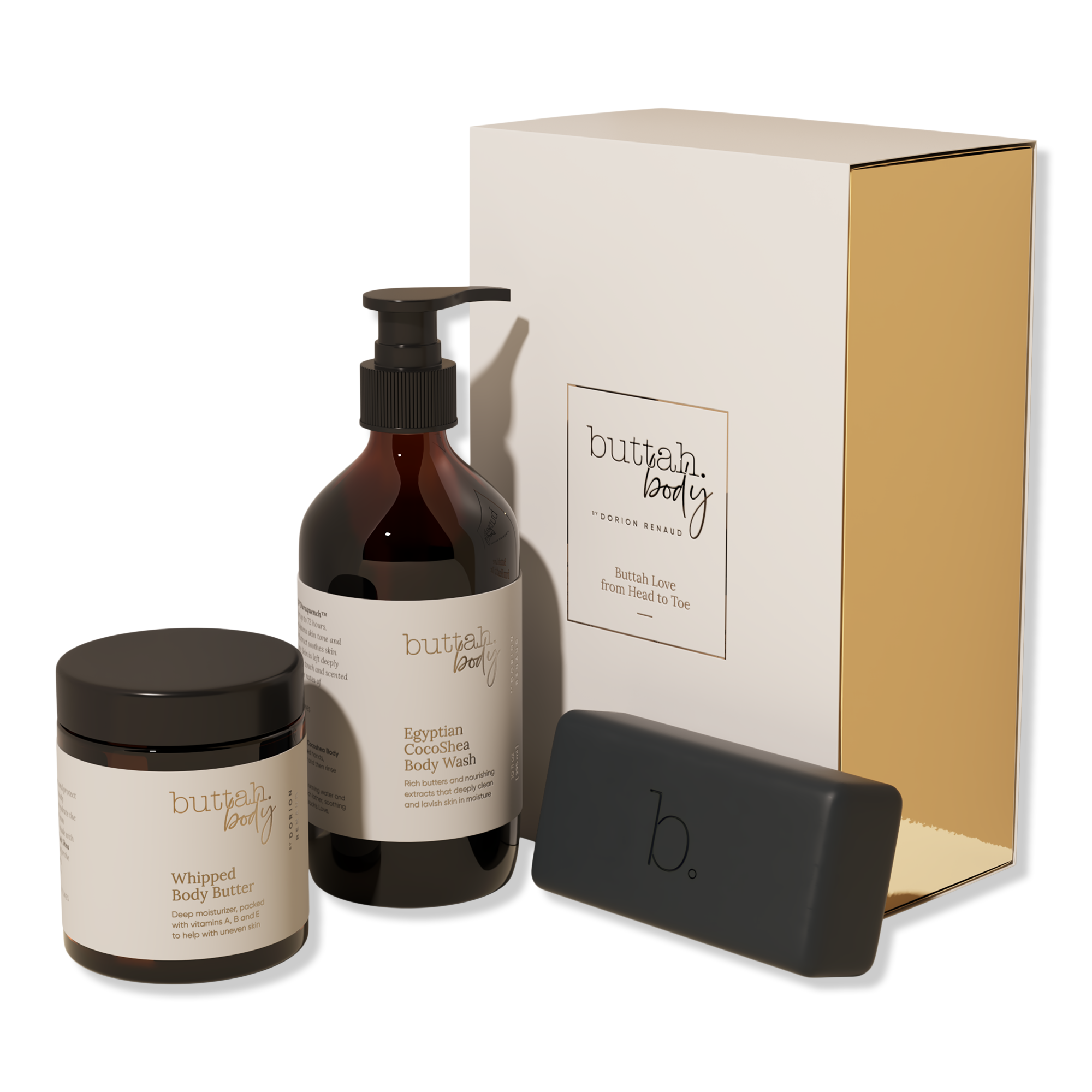 Buttah Skin Body Trio Kit Black Gold #1