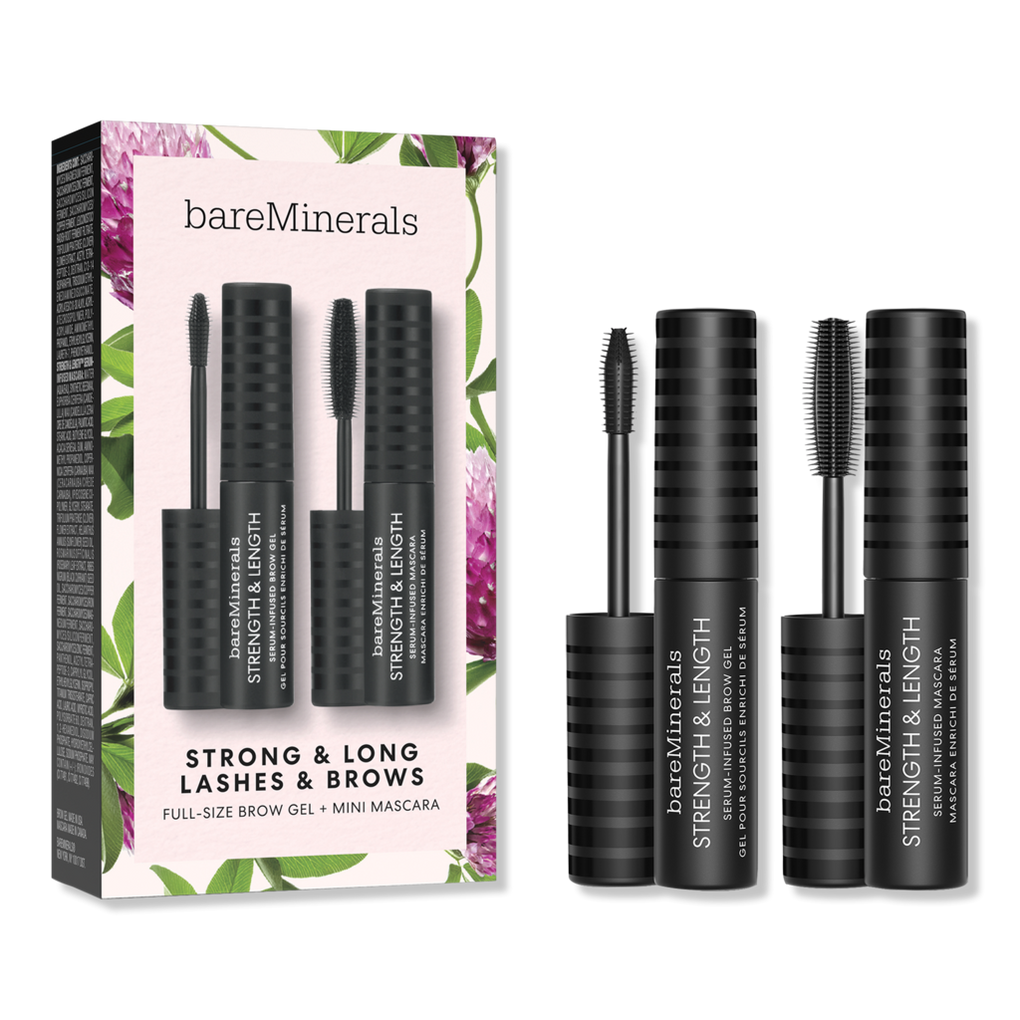 Strong & Long Lashes & Brows Full Size Brow Gel and Mini Mascara Duo -  bareMinerals