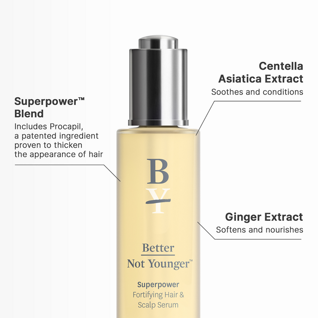 Superpower Fortifying Hair & Scalp Serum - Better Not Younger