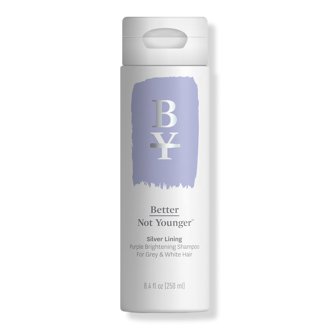 Better Not Younger Silver Lining Purple Brightening Shampoo for Grey & White Hair #1