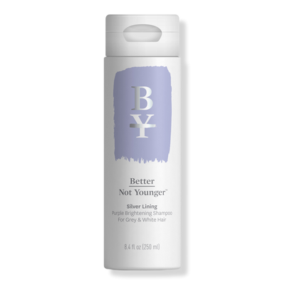 Better Not Younger Silver Lining Purple Brightening Shampoo for Grey & White Hair