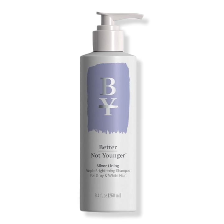 Better Not Younger Silver Lining Purple Brightening Shampoo for Grey & White Hair #1