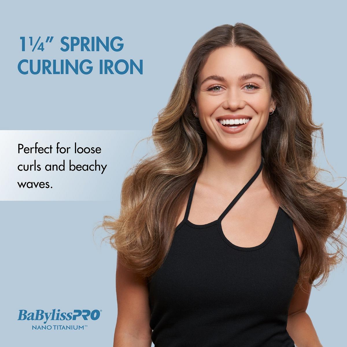Nano Titanium Spring Curling Iron
