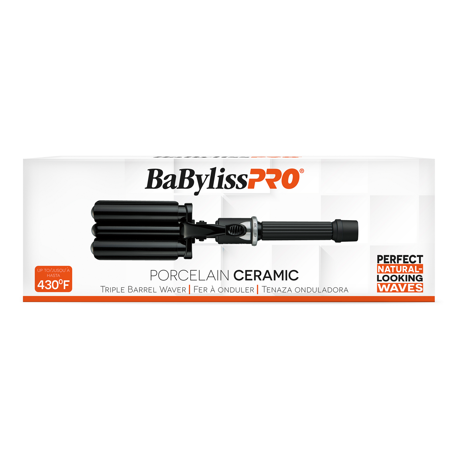Porcelain Ceramic Triple Barrel Waver
